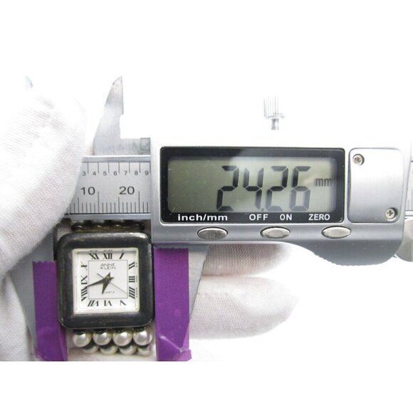 Women Anne Klein Quartz WR Analog 24mm Dial Causal Round Watch (G595) - Picture 2 of 11